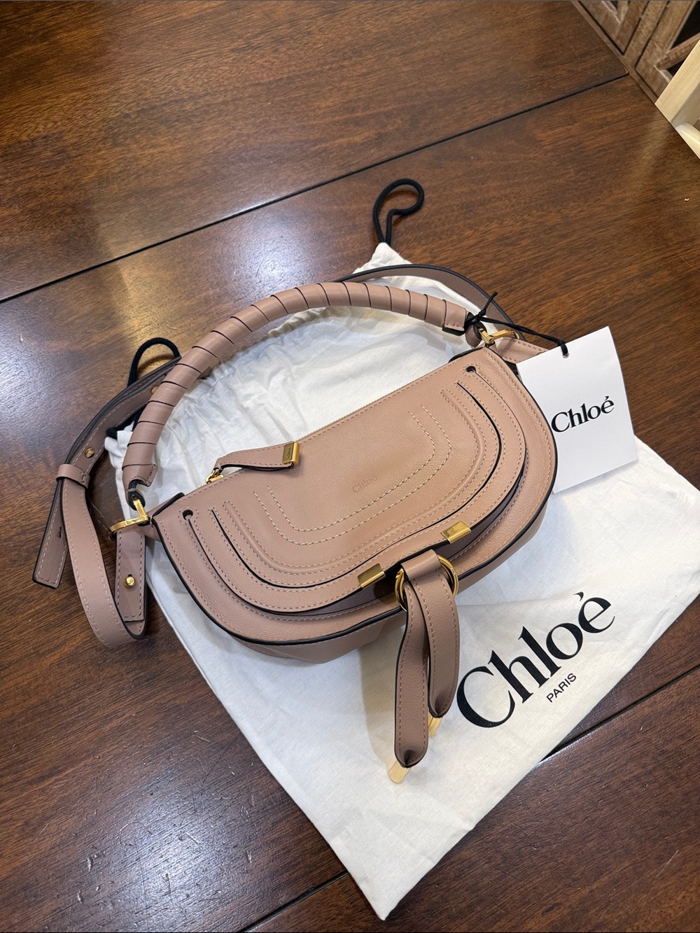NWT Mini Marcie Shoulder Bag in Woodsmoke